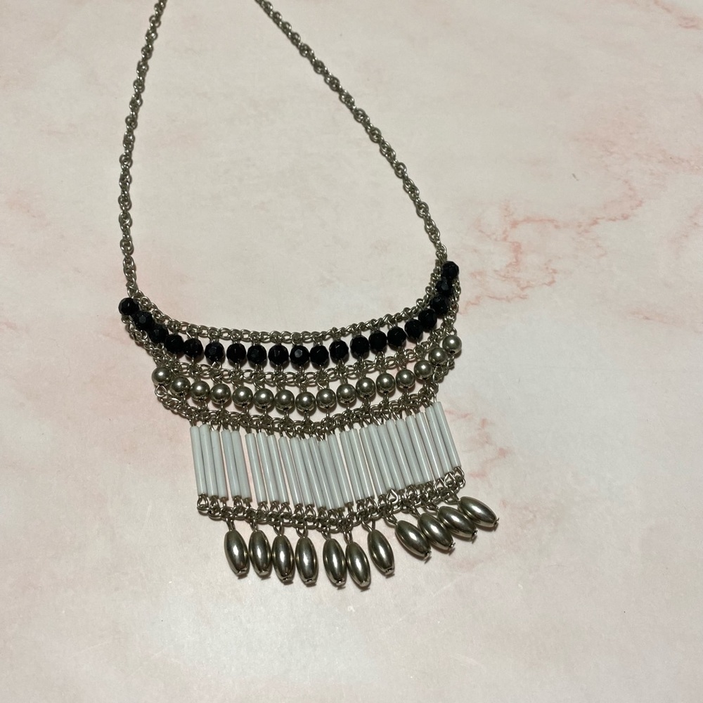 Beaded Statement Necklace
